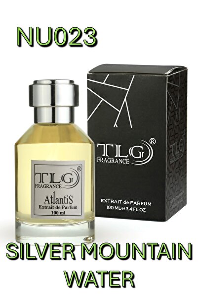 TLG Nu023e100 Silver Mountain Water Niche Extrait Unisex Parfüm, 100 ml