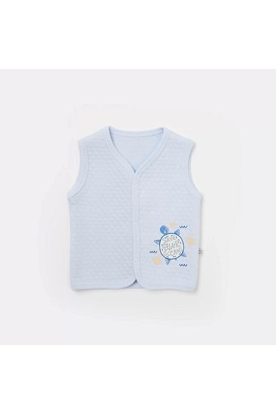 Bibaby Oceans Kapitone Yelek 61478 Mavi