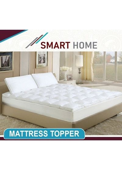 smart home Luxury Mattress Topper, Hotel Mattress Topper Height 200x120X14 cm Made of 100% Super Soft