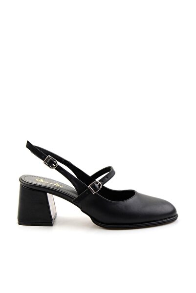 Bambi Siyah Kadın Klasik Topuklu Ayakkabı K01231443209