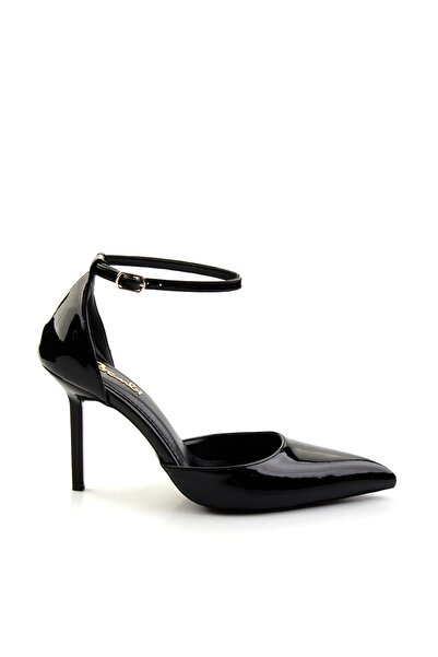 Bambi Siyah  Kadın Klasik Topuklu Ayakkabı K01209511008