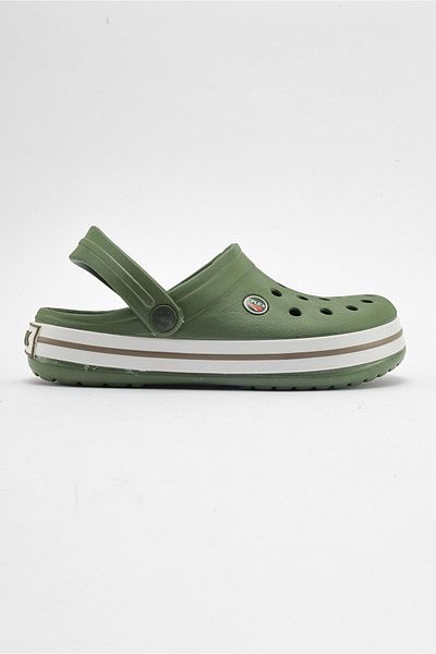 Kocamanlar Ayakkabı Cflex 3661000   Sabo Doctor and Nurse Slippers Thick Sole Orthopedic Women's Slippers Green