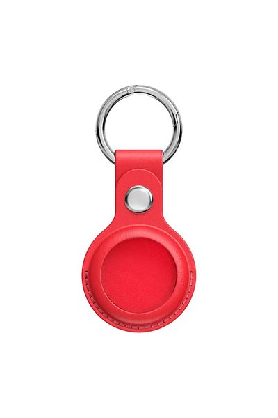 Choice B6 Leather Keychain for Apple Airtags Case Protective Cover Bumper Shell Tracker Accessories Anti-sc