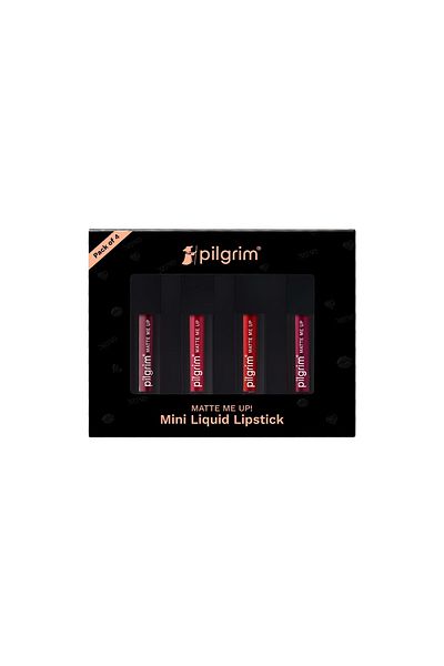 Pilgrim Mini Liquid Lipstick Pack of 4 Bold Mistress 4 ml