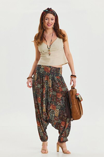 Los banditos Gipe Детальний штани з гумкою та кишенями Жіночі шаровари