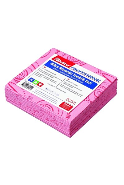 Polikur Pro Mikro Gözenekli Temizlik Bezi 10'lu 38cm X 40cm