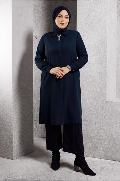 Alvina Brooch Detailed Tunic 20625