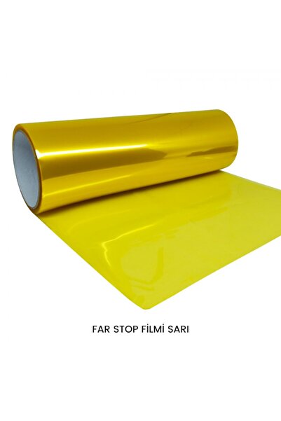VİTEKSA Foil Far Stop Film 30 Cm. X 10 Mt. Yellow
