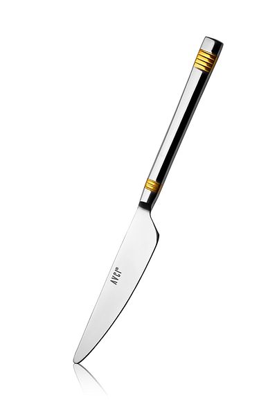 Avcı Duru Gold 12 Pieces Sweet Knife 18/10 Stainless Steel