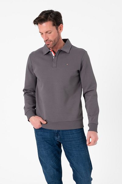 Tony Montana Ανδρικό φούτερ με βαμβακερό γιακά Polo Regular Fit-SW-1101
