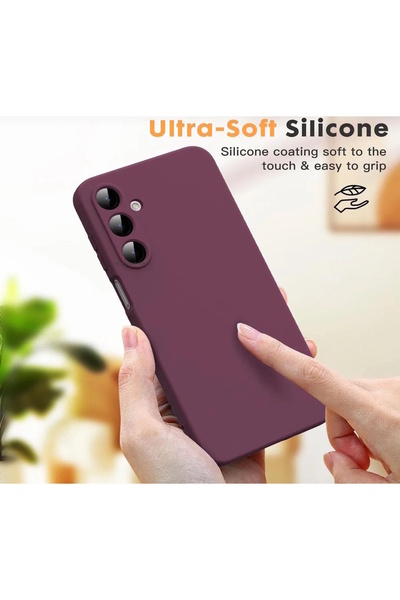 m.tk moveteck For Samsung Galaxy A56 Case Launch Camera Protected Inside Velvet Soft Colorful Silicone Matte Feel Cover