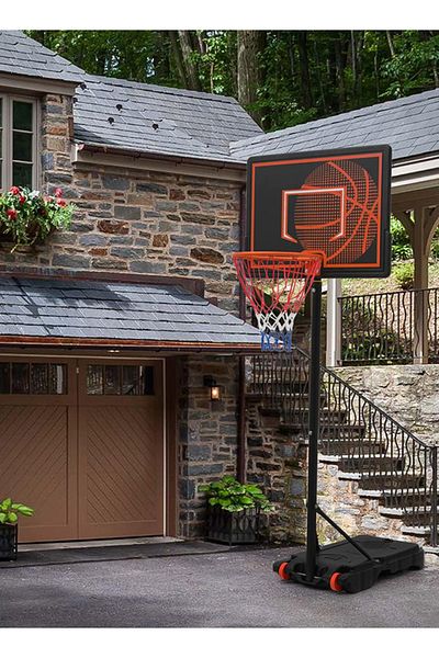 sharpdo Youth and Adult Movable and Liftable Basketball Stand Basketball Frame, Suitable for Indoor/Outdoor