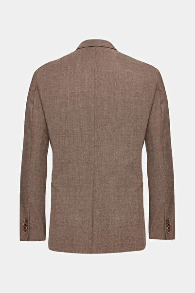 W Collection BEJ DÜĞMELİ YÜN CEKET