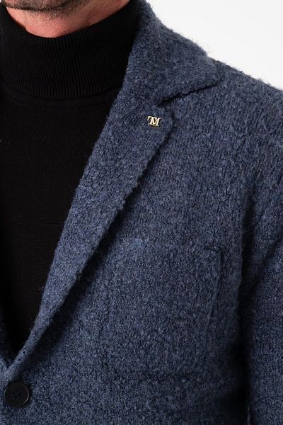 Tony Montana Ανδρικό πλεκτό μάλλινο μπουφάν Lux Tech Classic Fit-TC-1016