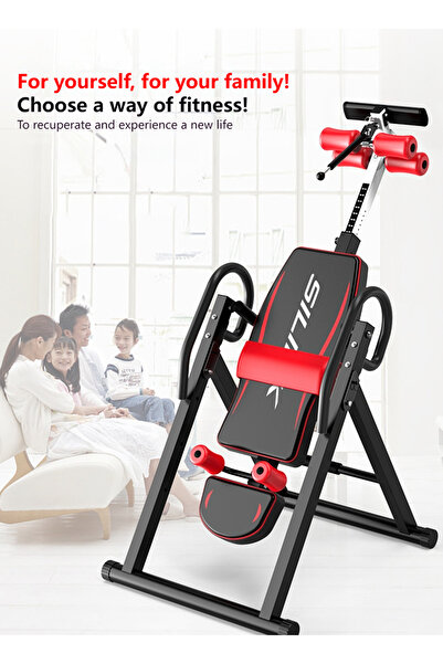 ETG Gravity Heavy Duty Inversion Machine with Headrest & Adjustable Protection Belt, Foldable, 120KG