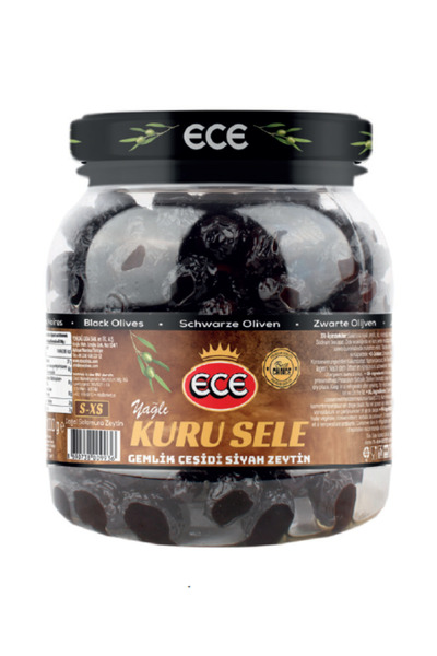 Ece GEMLİK KURU SELE SİYAH ZEYTİN 1500 CC