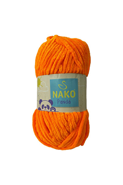 NAKO Panda Kadife 3127 Turuncu Örgü İpi (1 Adet)