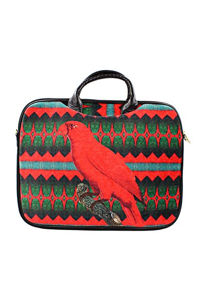 NO BRAND Geantă pentru laptop, colorată, pentru damă, din catifea, EXOTIC 14"