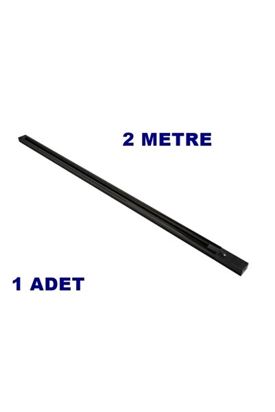 Cata Monofaze 2mt SİYAH Spot Rayı Alüminyum 2 Metre
