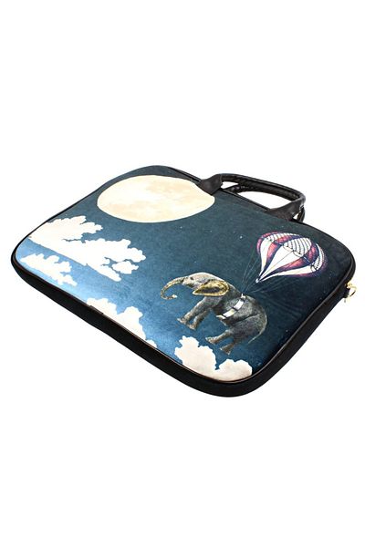 NO BRAND Geantă pentru laptop, colorată, pentru damă, din catifea, DREAM 14"