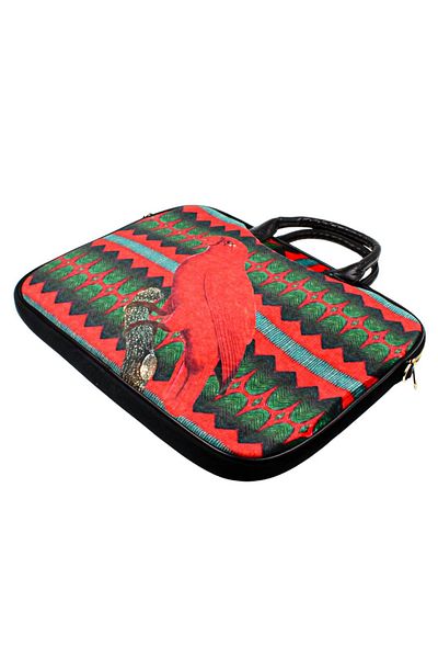 NO BRAND Geantă pentru laptop, colorată, pentru damă, din catifea, EXOTIC 14"