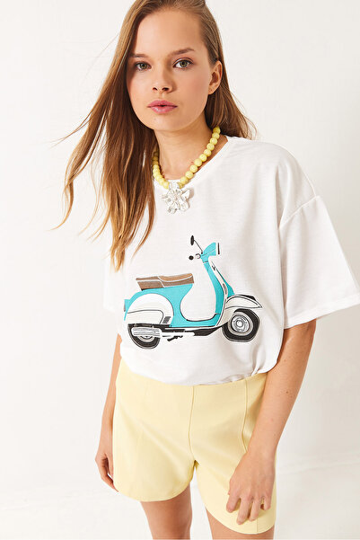 Bianco Lucci Γυναικείο μπλουζάκι ποδηλάτου με κοντομάνικο σκούτερ 3098 60283072