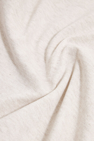 W Collection BEJ POLO YAKA UZUN KOLLU KAZAK