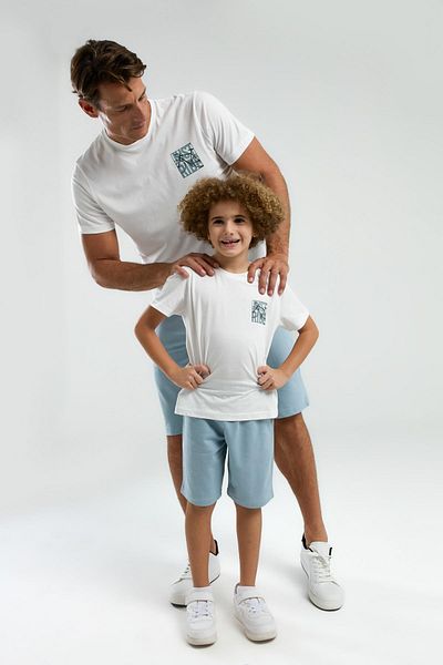 Arnetta Bike Dad Son Set, Father and Child Pajamas Priced at Individual