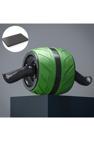 Choice4 عجلة تمارين البطن الصحية Green Rebound Ab Roller مع سجادة للركبة، معد...
