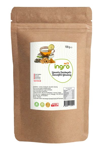 İngro Mix Lemon Turmeric Ginger Ginseng 100 g