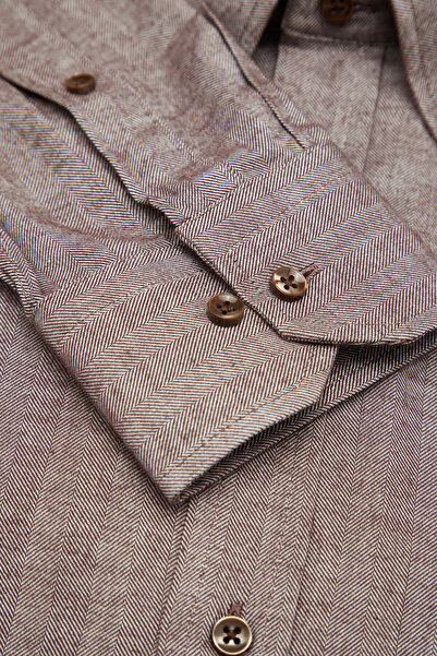 W Collection COFFEE LONG SLEEVE SHIRT