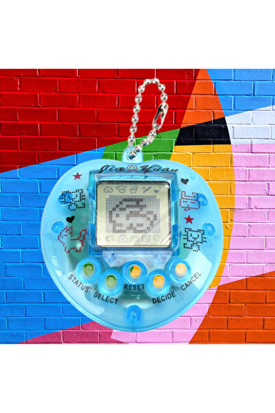 KARASU STORE Nostaljik Kalp Sevimli Sanal Bebek Mavi