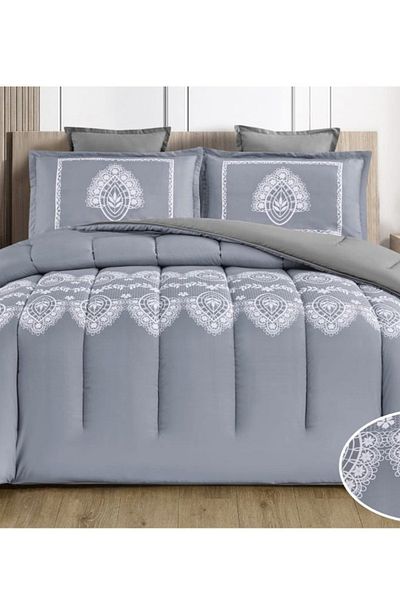 Moon Luxury 4 Piece Comforter Set Single (220x170cm) - Fits 120x200cm Bed