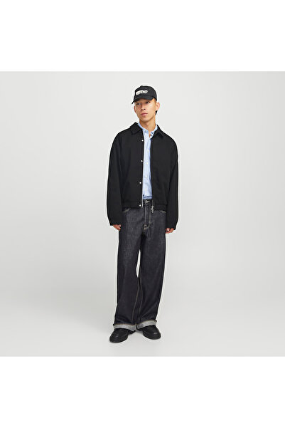 Jack & Jones Ανδρικό μαύρο μπουφάν Islington (12272890-B)