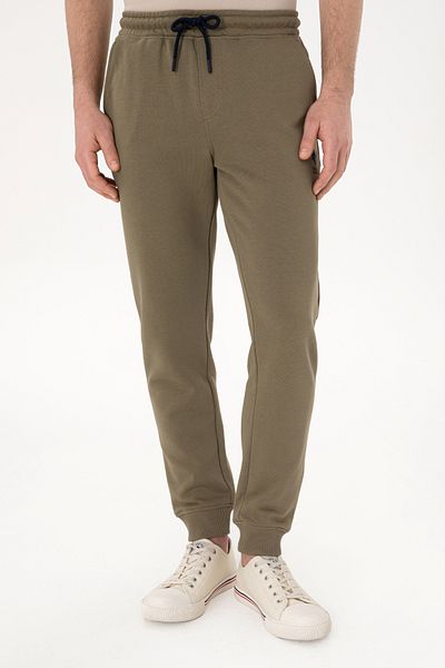 U.S. Polo Assn. Pantaloni de sport pentru bărbați Slim Fit - Mink 50298047-VR052