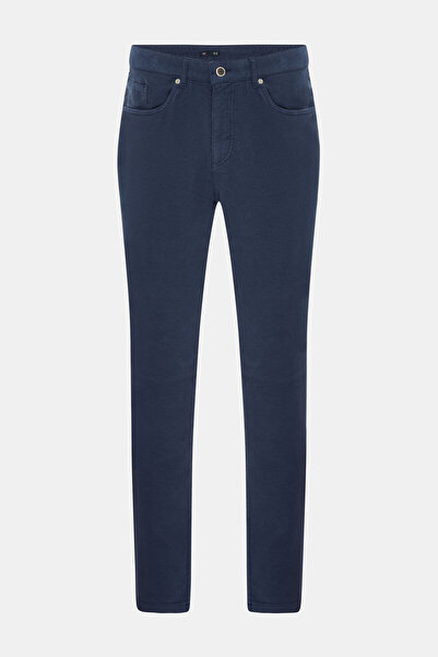 W Collection بنطال رياضي بأرجل أنبوبية باللون الأزرق الداكن