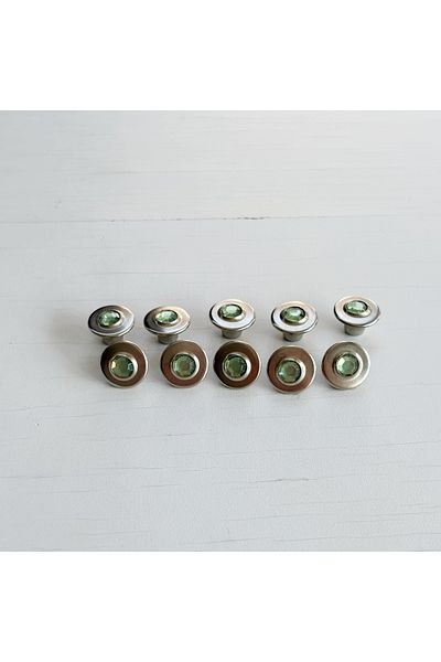BERRİN AKSESUAR 14mm Colorful Fixed Jeans Denim Jacket Button 10 Pcs