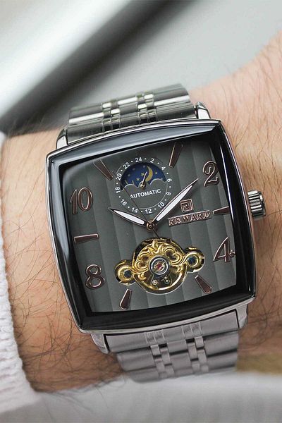 Reward Rwa 146855   Automatic Men's Wrist Watch with Steel Cord