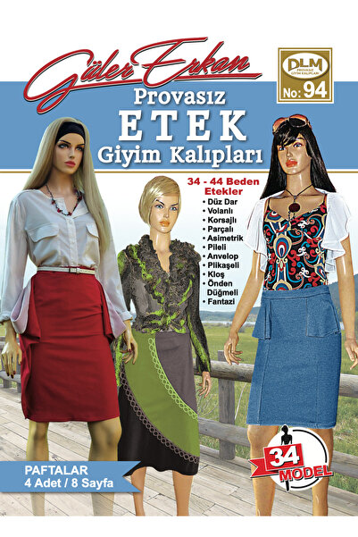 Dilem Yayınevi Güler Erkan No:94 Provasız Etek Giyim Kalıpları