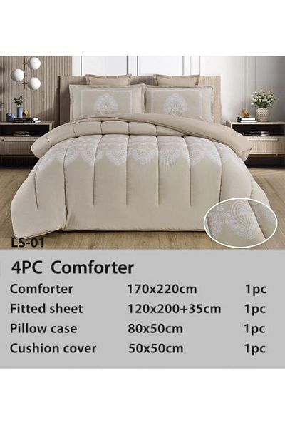 Moon Luxury 4-piece duvet set, single size (220x170cm), fits a bed measuring 120x200cm