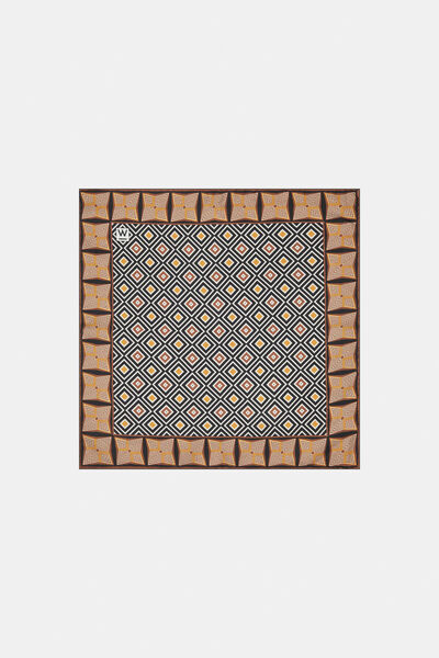 W Collection KAHVE İPEK MENDİL