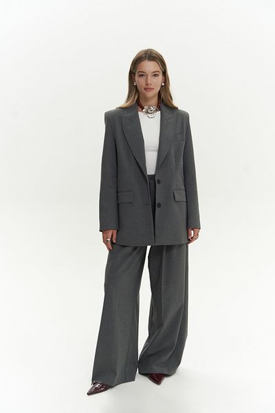 MAİ COLLECTİON Line Smoked Blazer - Jessica Style
