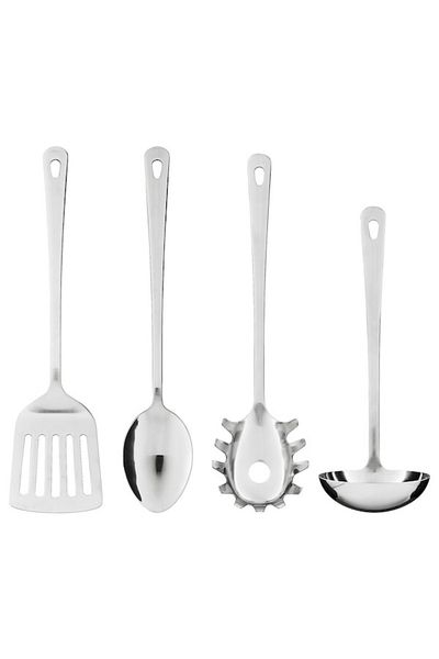 IKEA GRUNKA 4-Piece Kitchen Utensil Set (Stainless Steel) – Durable & Stylish Cooking Essentials