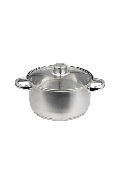 Domotti Stainless steel pot with lid 20cm, 3.1L, Santo