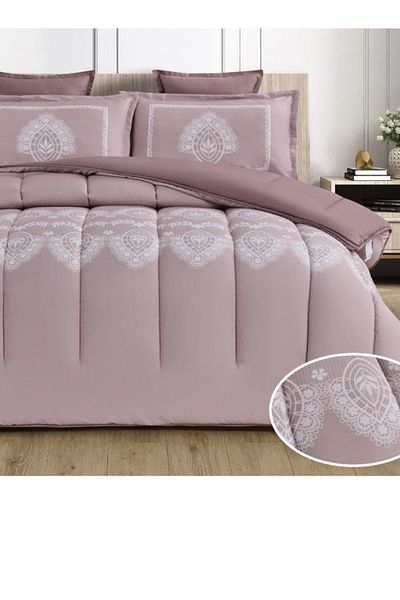 Moon Luxury 4-Piece Single Duvet Set (220 x 170 cm) - Fits a 120 x 200 cm bed
