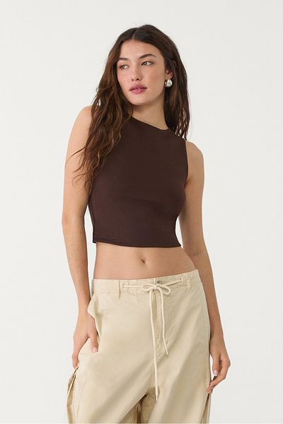 Stradivarius Basic crop top