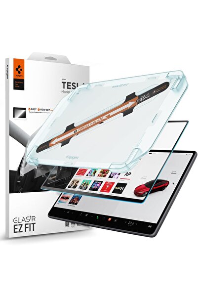 Spigen واقي شاشة GLAStR EZFIT لسيارة Tesla Model 3 Highland Model Y Juniper ل...