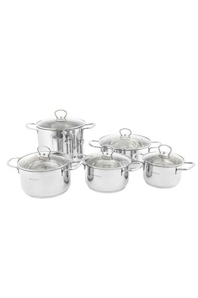 Ambition Stainless steel pot set, 10 pieces, Dallas