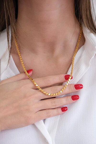 Güzide Kuyumcu 22 Ayar Altın 55 Cm Arpa Zincir Kolye