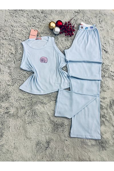 pijamaworld Costum de pijama lungă cu guler O și mâneci